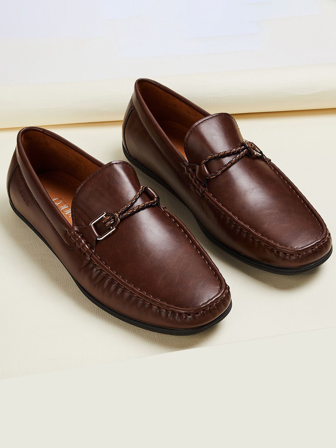  CODE By Lifestyle Men Buckled Formal Loafers