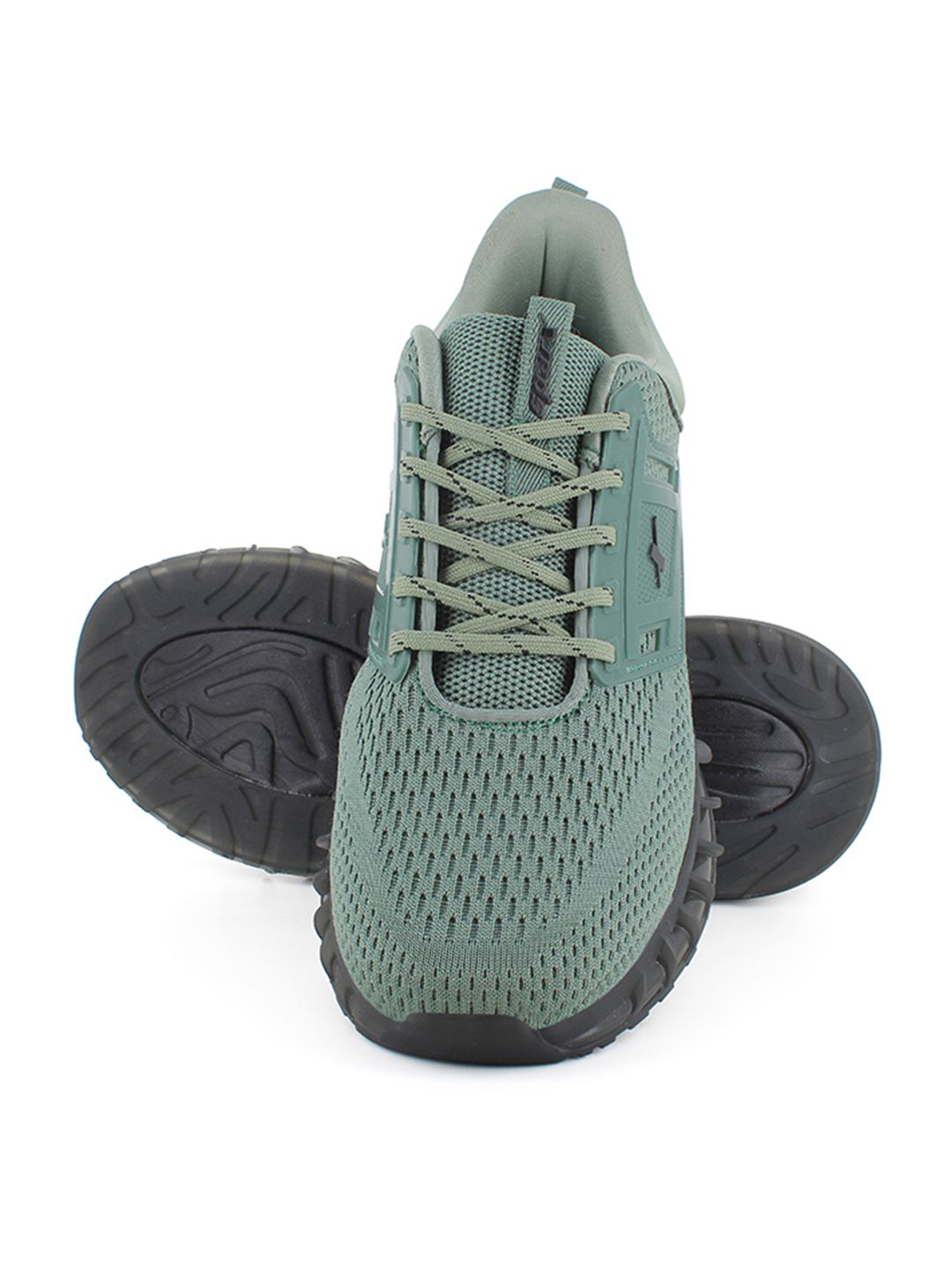  Sparx Men Green Mesh Running Non-Marking Shoes