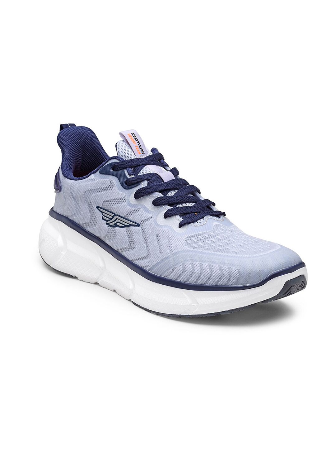  Red Tape Men Grey Mesh Walking Shoes