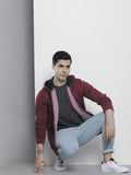  Nautica Men Front-Open Hooded Sweatshirt