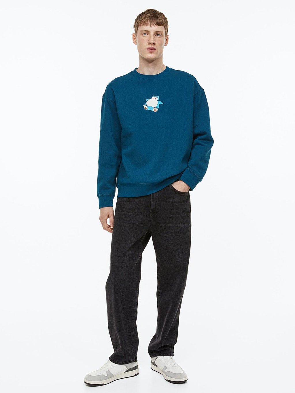  H&M Men Relaxed Fit Sweatshirt
