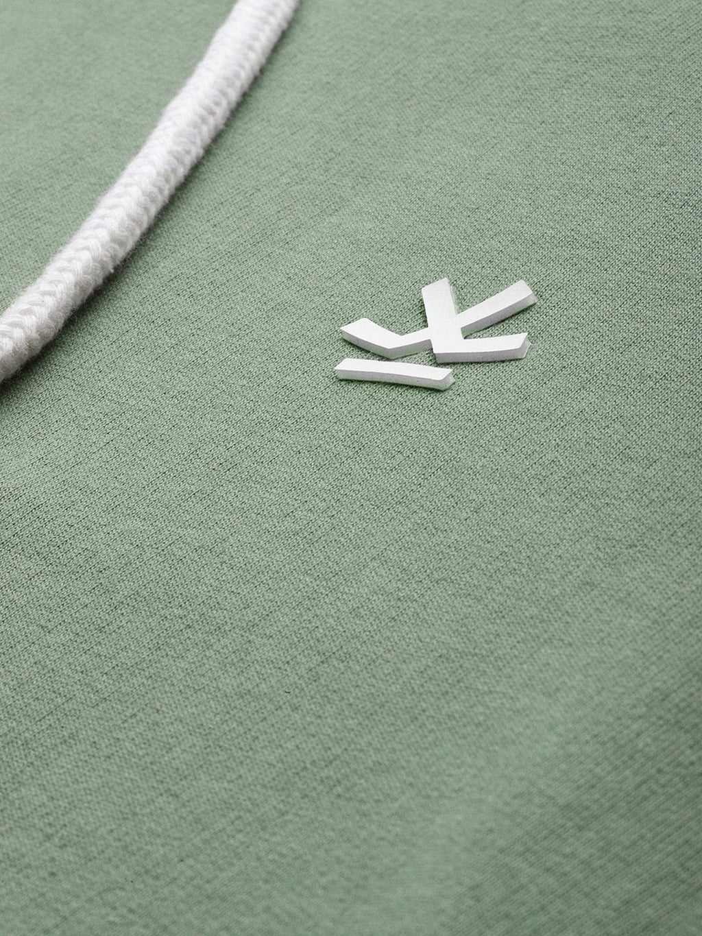  WROGN Men Green Solid Hooded Sweatshirt
