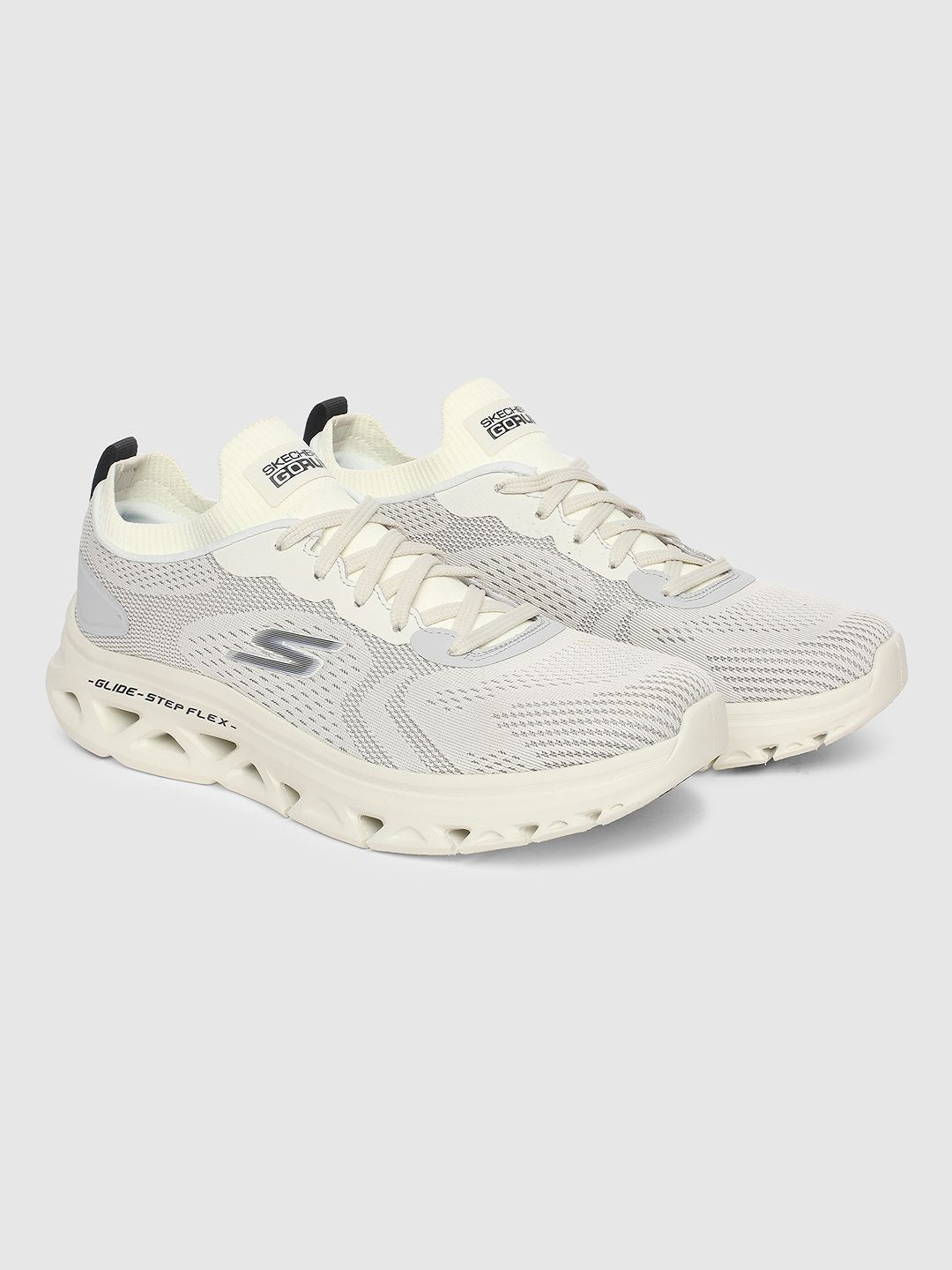  Skechers Men White GO RUN Running Non-Marking Shoes