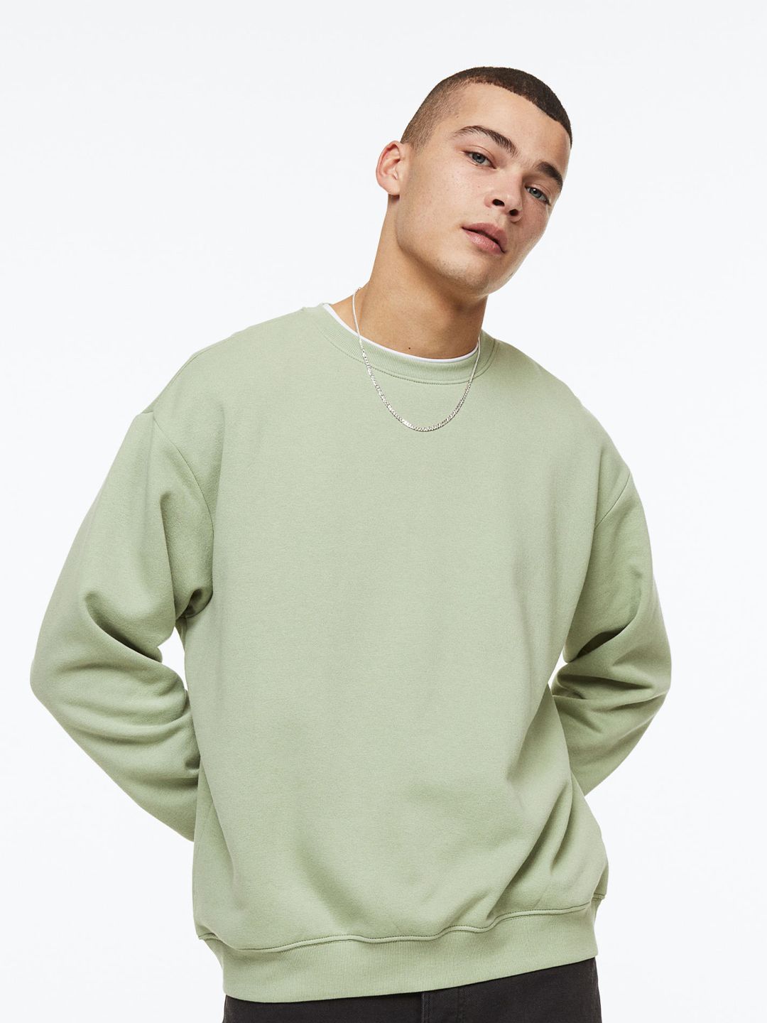  H&M Men 2-Pack Relaxed Fit Sweatshirts