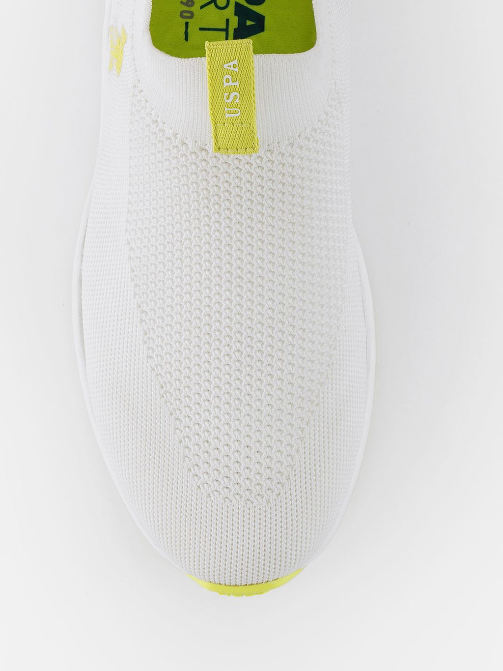 U.S. Polo Assn. U S Polo Assn Men Off White Textile Walking Shoes