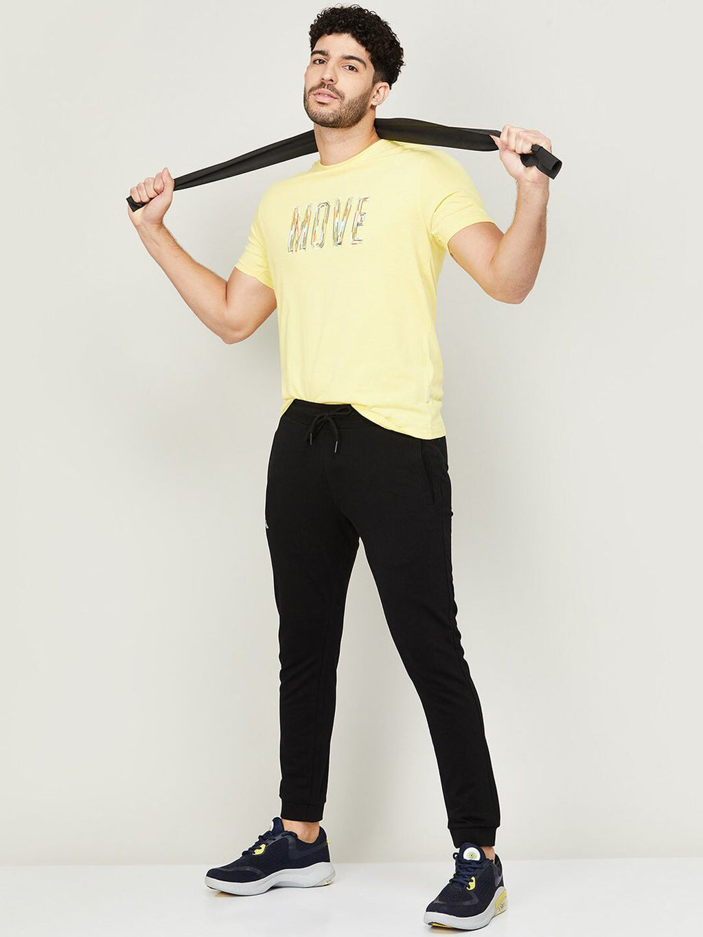  Kappa Men Mid-Rise Slim Fit Cotton Joggers