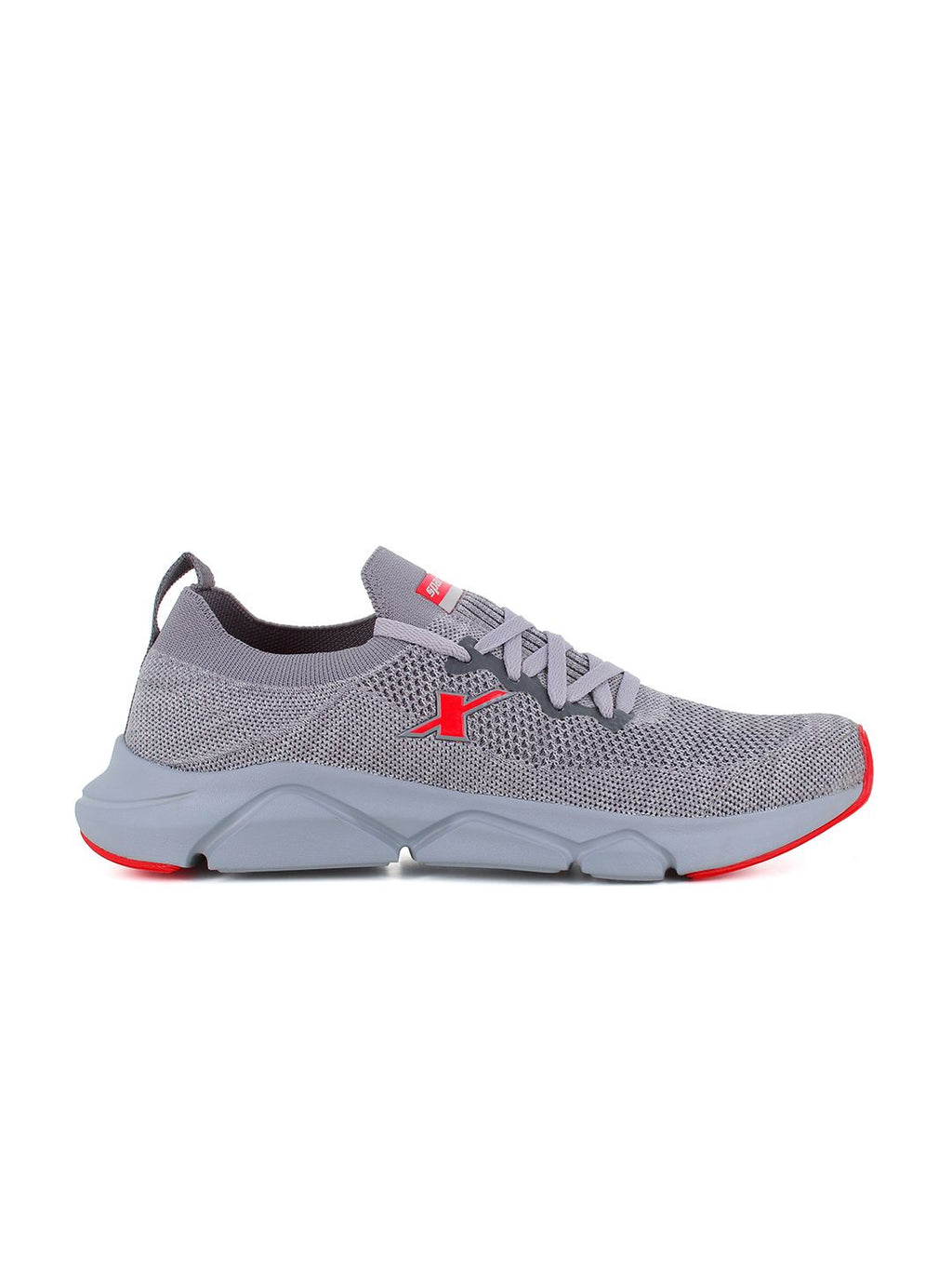 Sparx Men Grey Mesh Running Non-Marking Shoes
