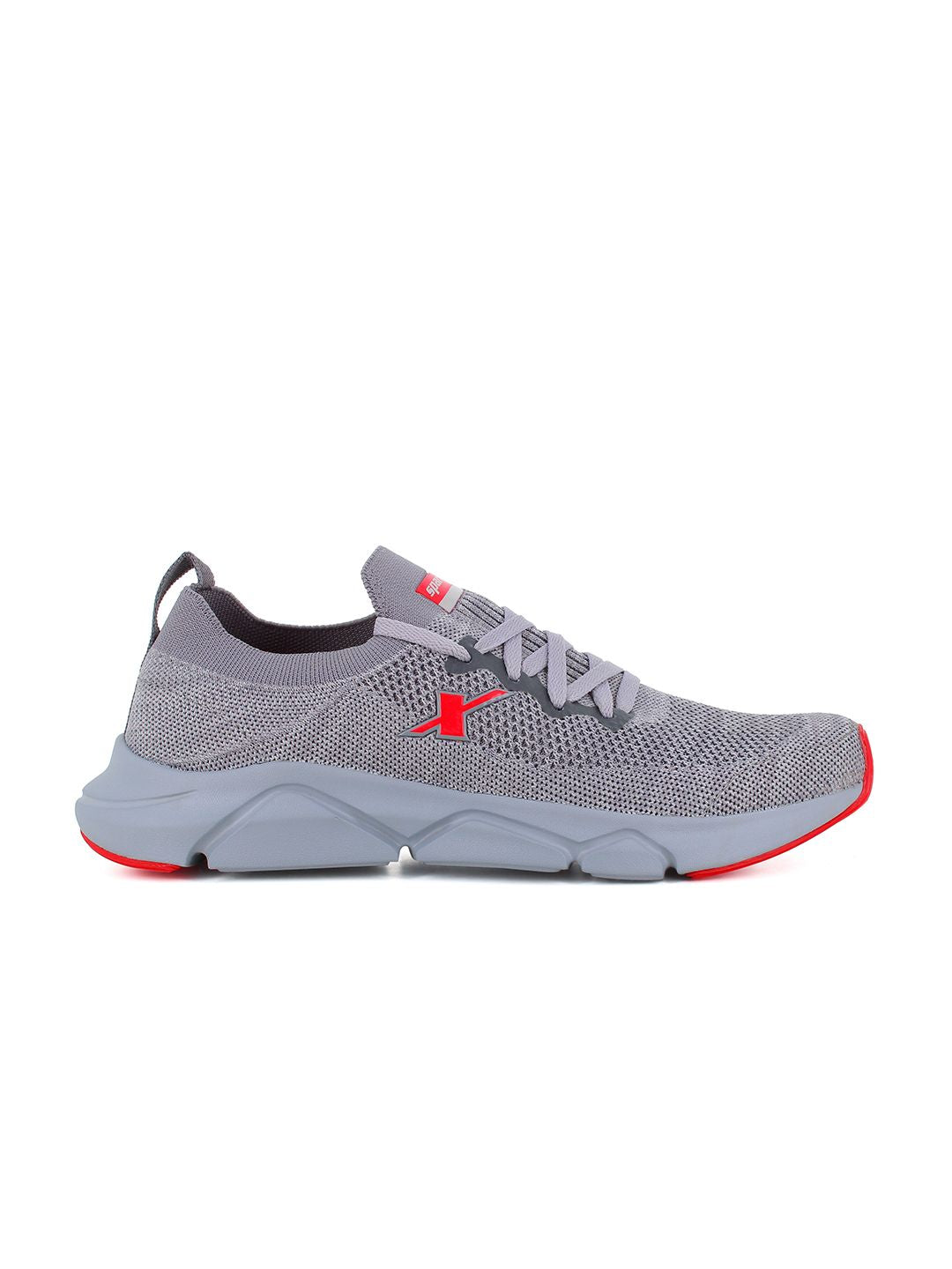  Sparx Men Grey Mesh Running Non-Marking Shoes