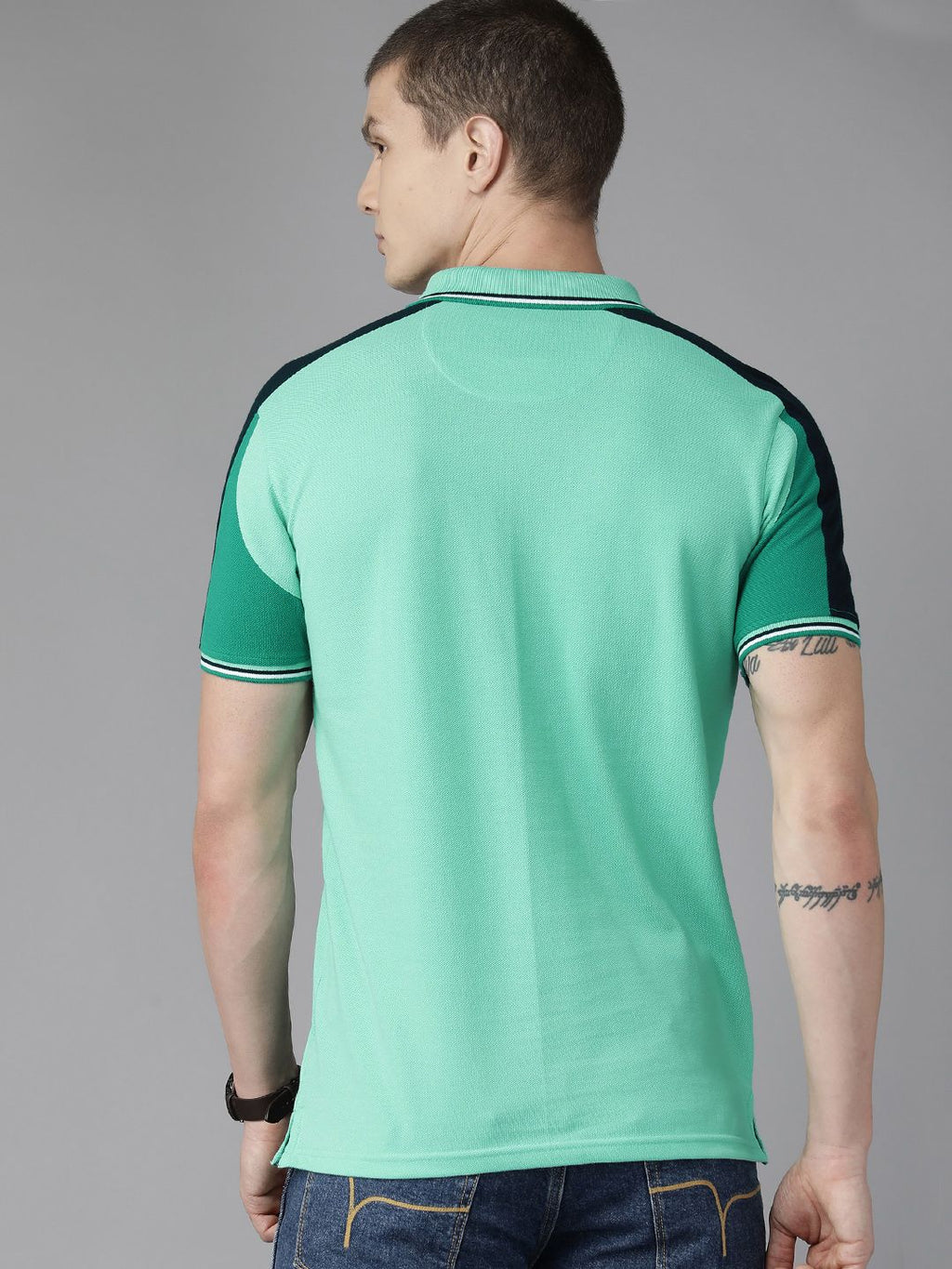  Louis Philippe Sport Polo Collar Slim Fit T-shirt