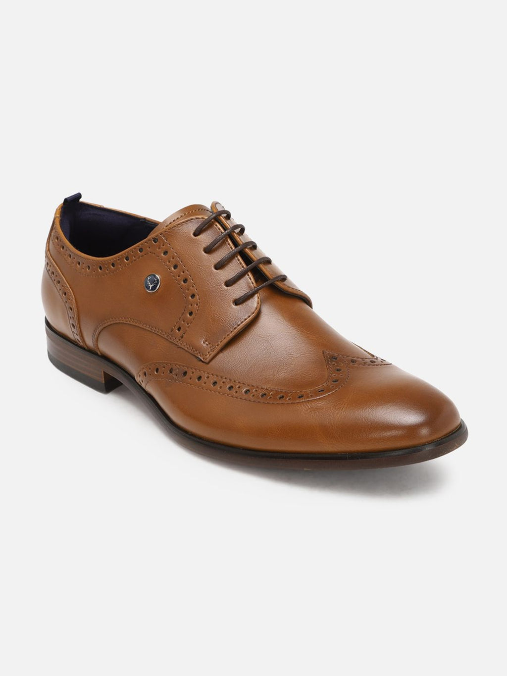  Allen Solly Men Lace-Ups Leather Formal Brogues