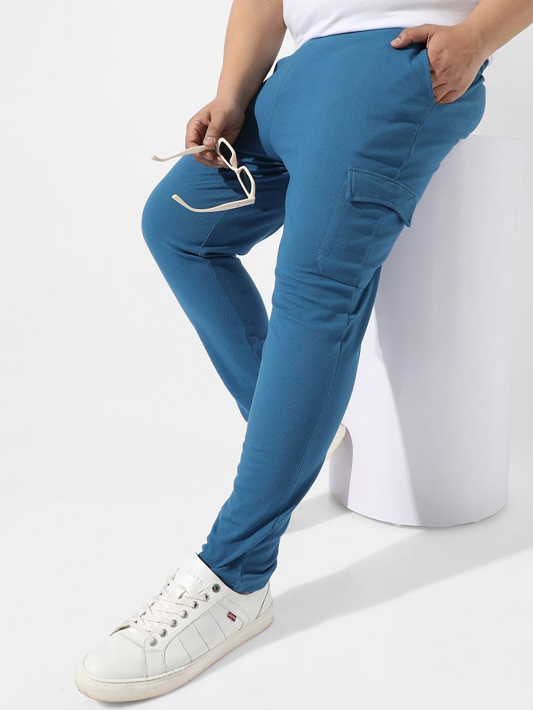  Instafab Plus Men Plus Size Cotton Track Pant