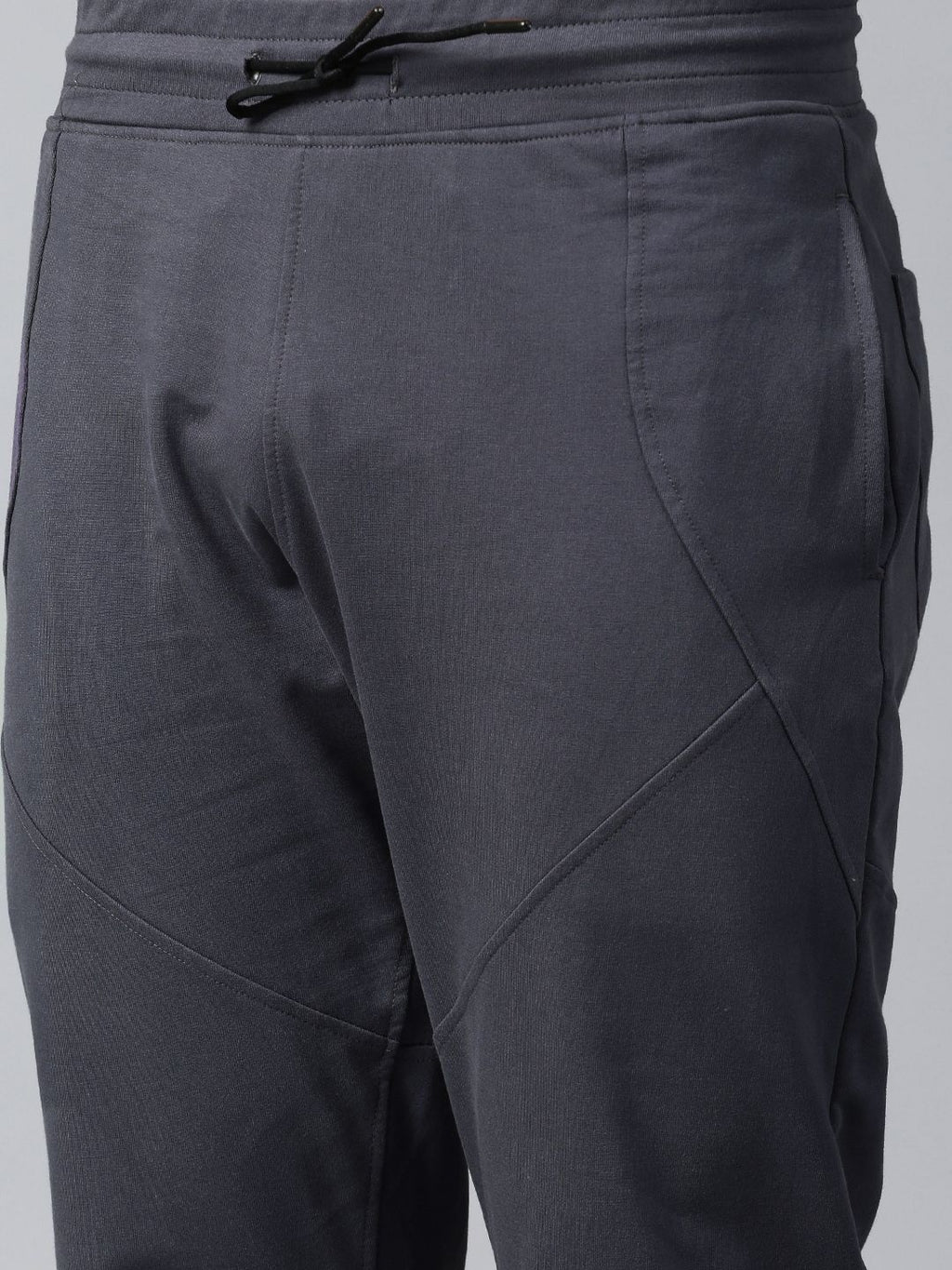  HRX Active By Hrithik Roshan Grey Solid Track Pants