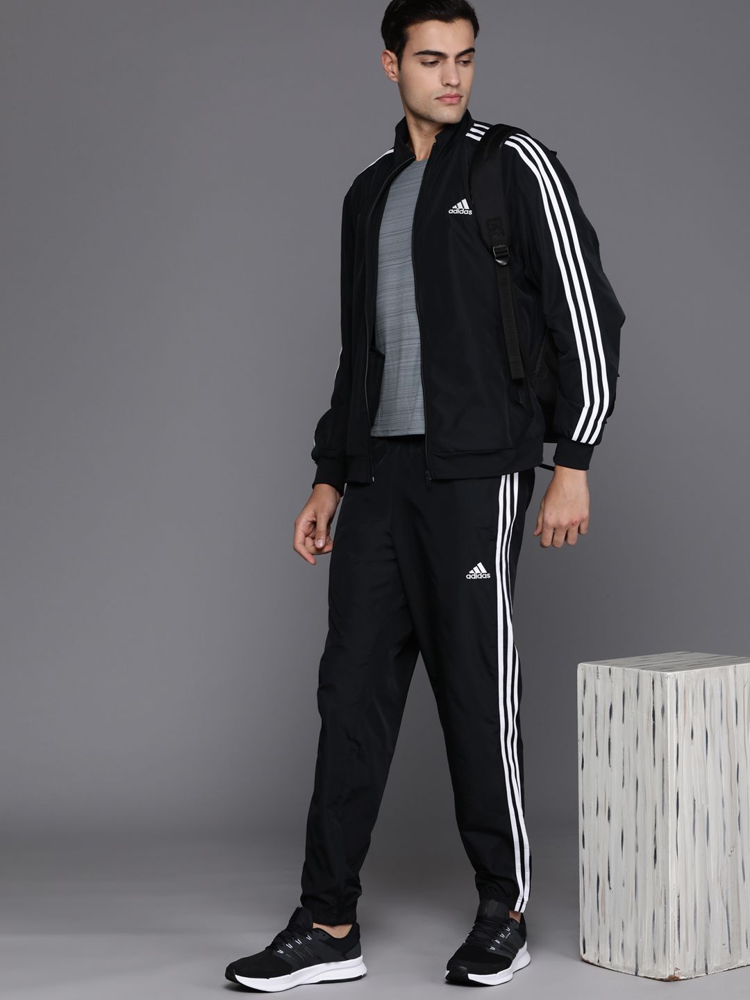  ADIDAS Men Solid Aeroready 3S WV TT Tracksuits
