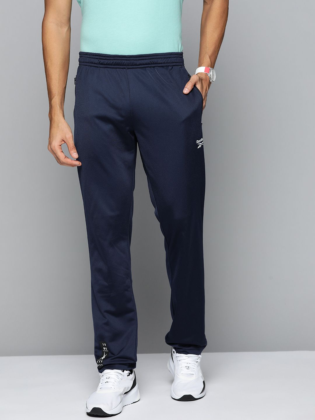  Reebok Men Navy Blue Training Speedwick Track Pants