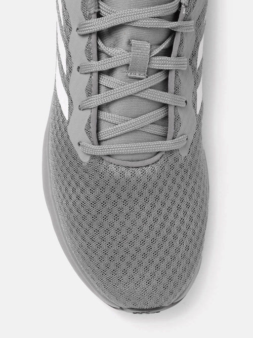  ADIDAS Men Grey Woven Design Harquin Running Shoes