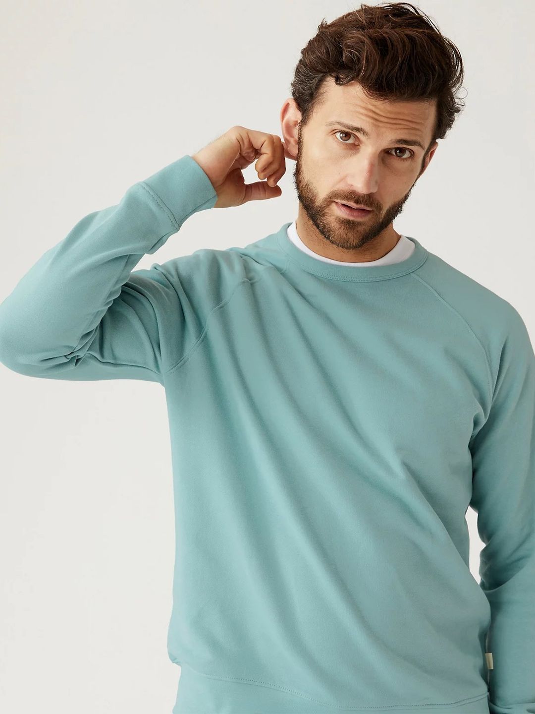  Marks & Spencer Men Cotton Pullover Sweatshirt