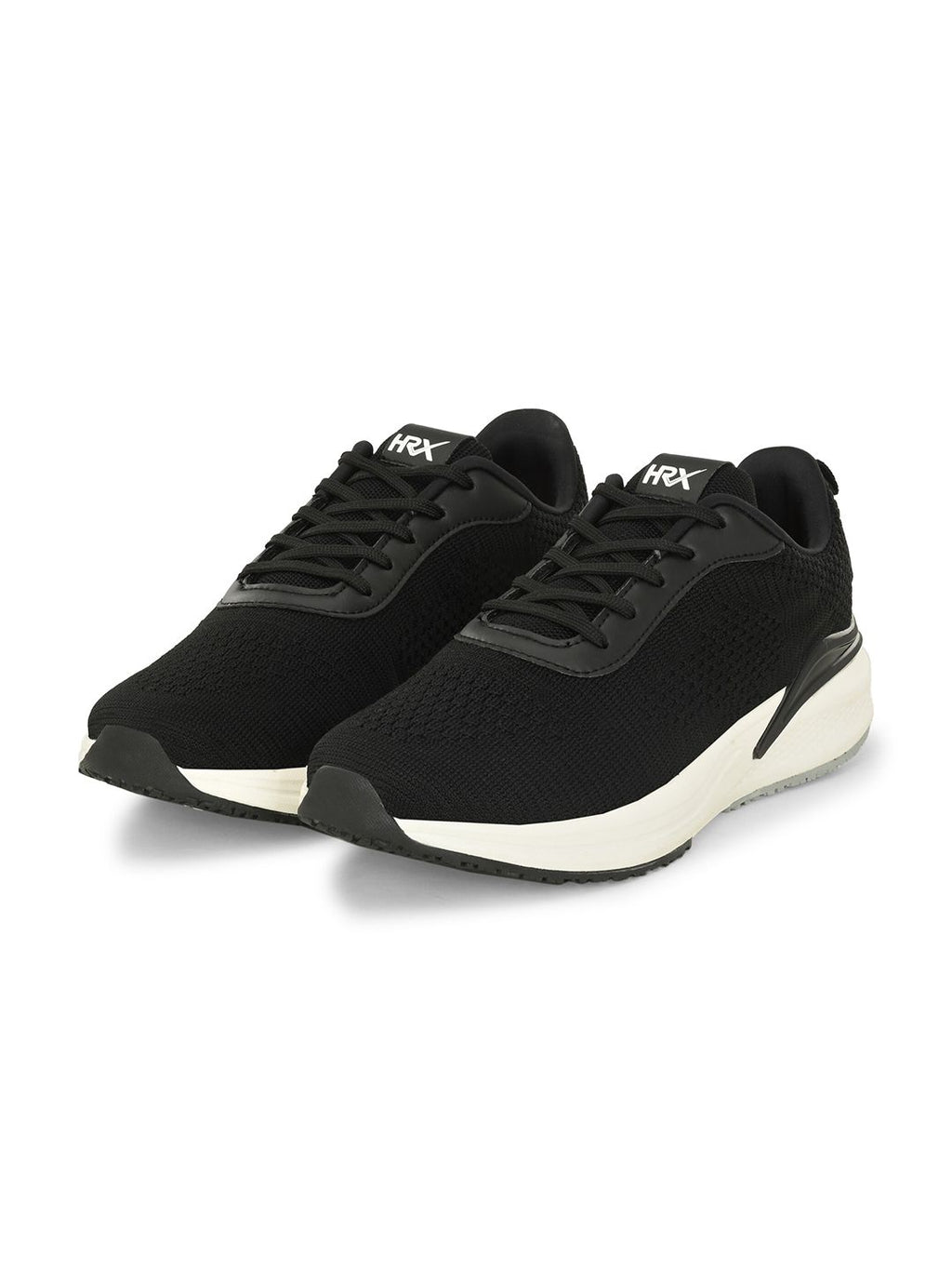  HRX By Hrithik Roshan Men Black Mesh Memory Foam Running Non-Marking Shoes