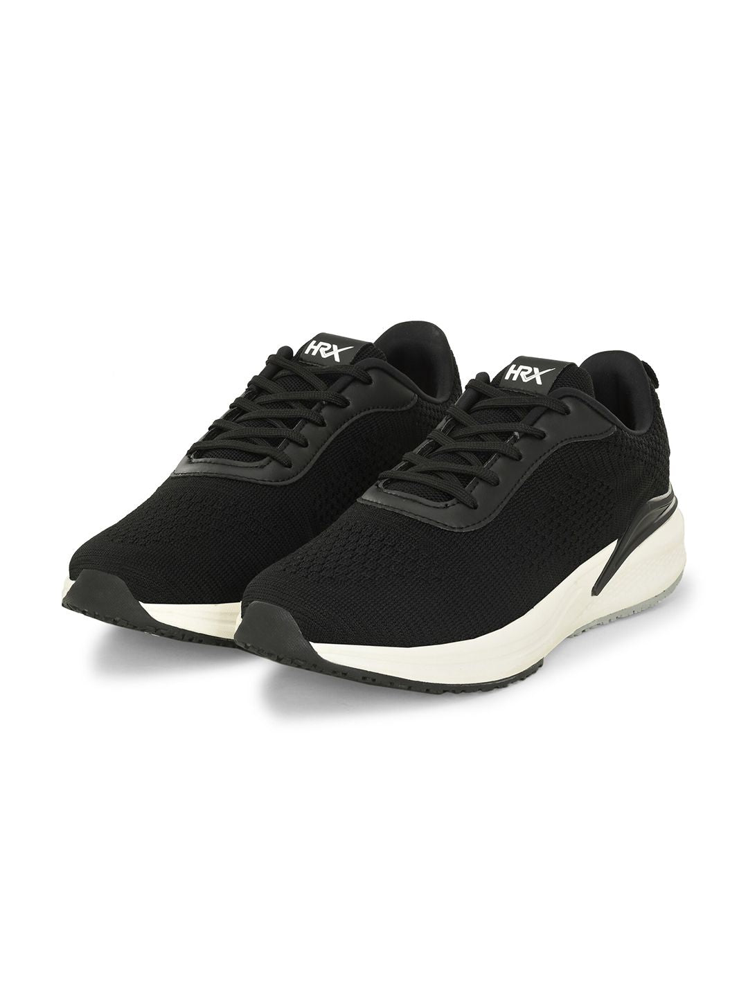  HRX By Hrithik Roshan Men Black Mesh Memory Foam Running Non-Marking Shoes