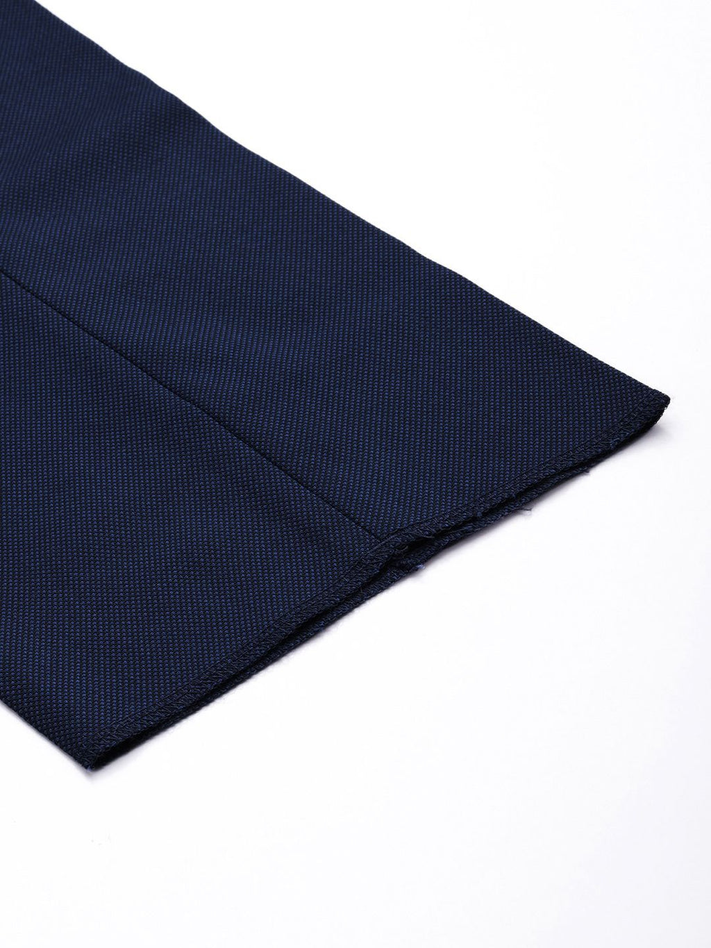  Van Heusen Men Textured Slim Fit Formal Trousers