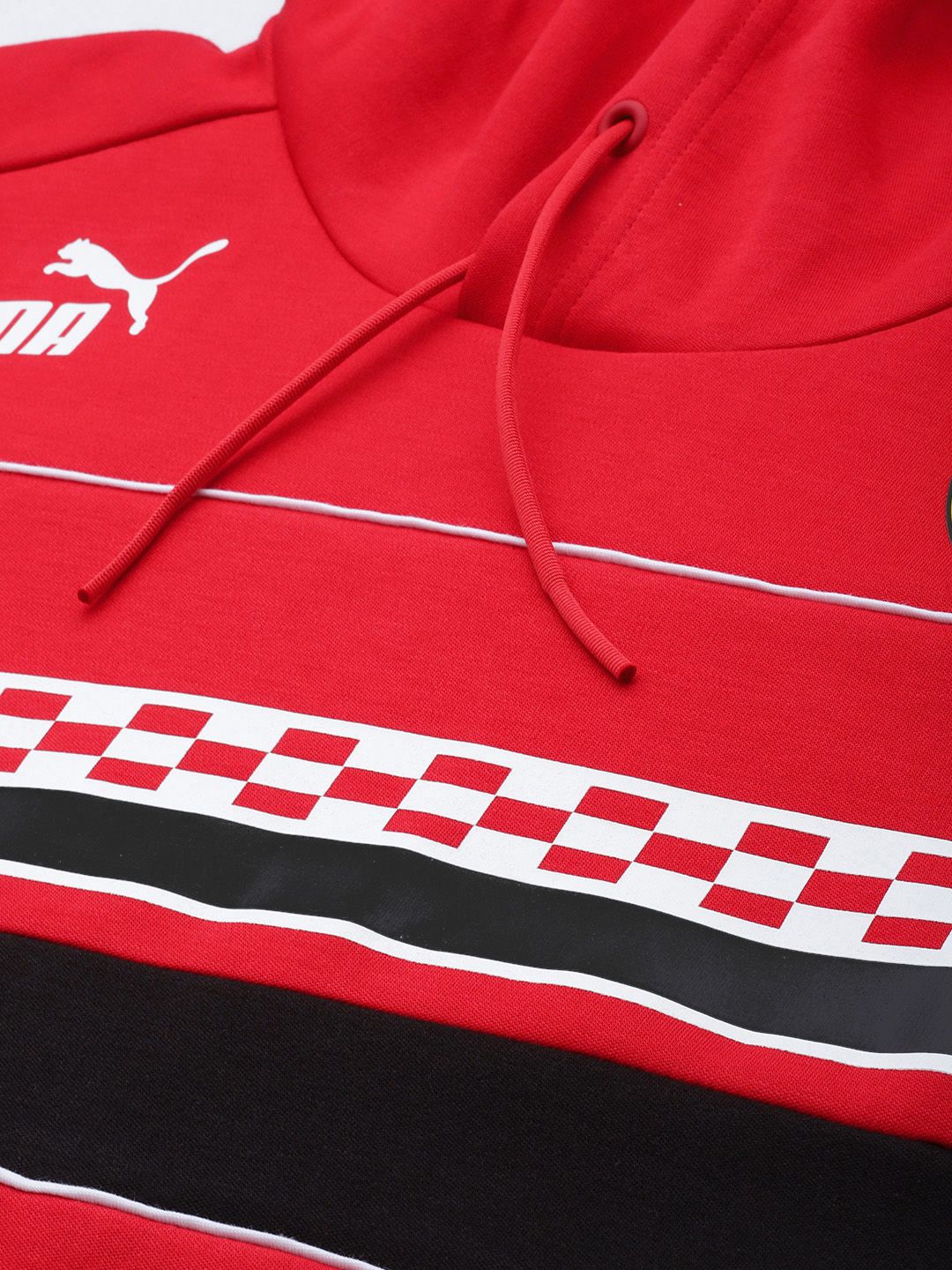  PUMA Motorsport Men Brand Logo Printed Hooded Ferrari Race SDS Regular Fit Sweatshirt