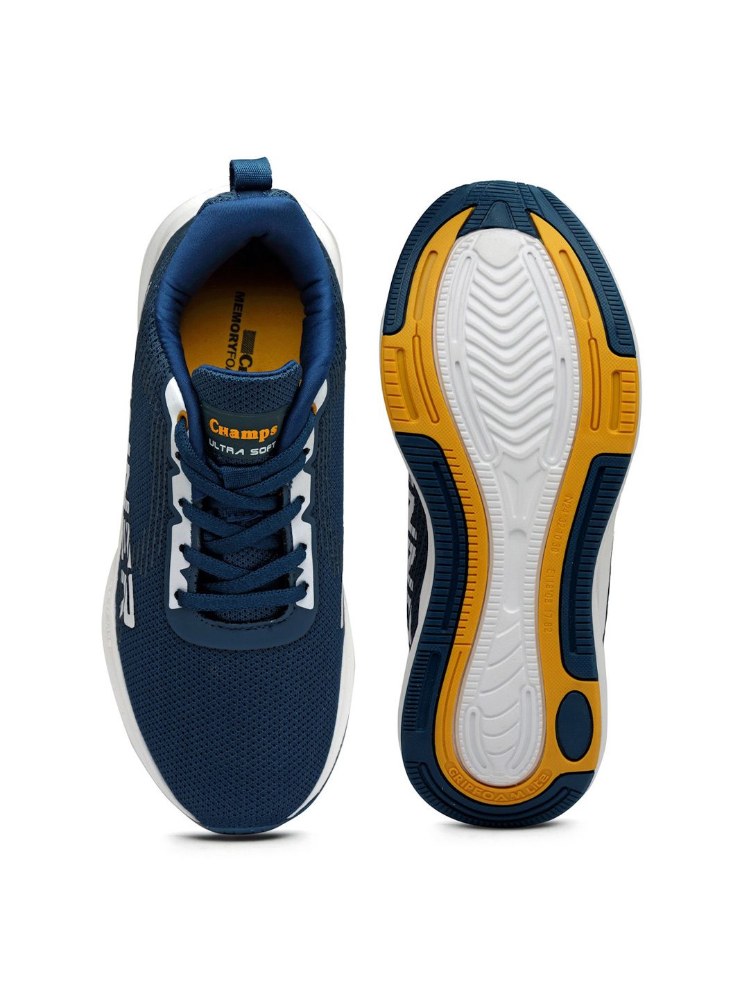  Champs Men Mesh Running Non-Marking Shoes