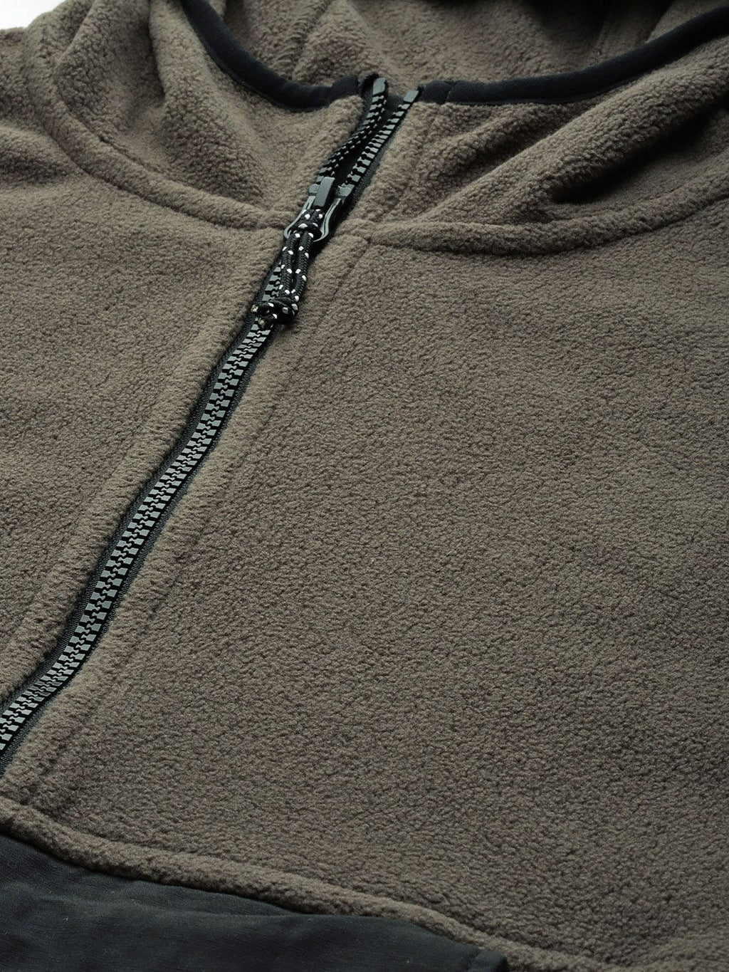  Marks & Spencer Fleece Hooded Half Zipper Sweatshirt