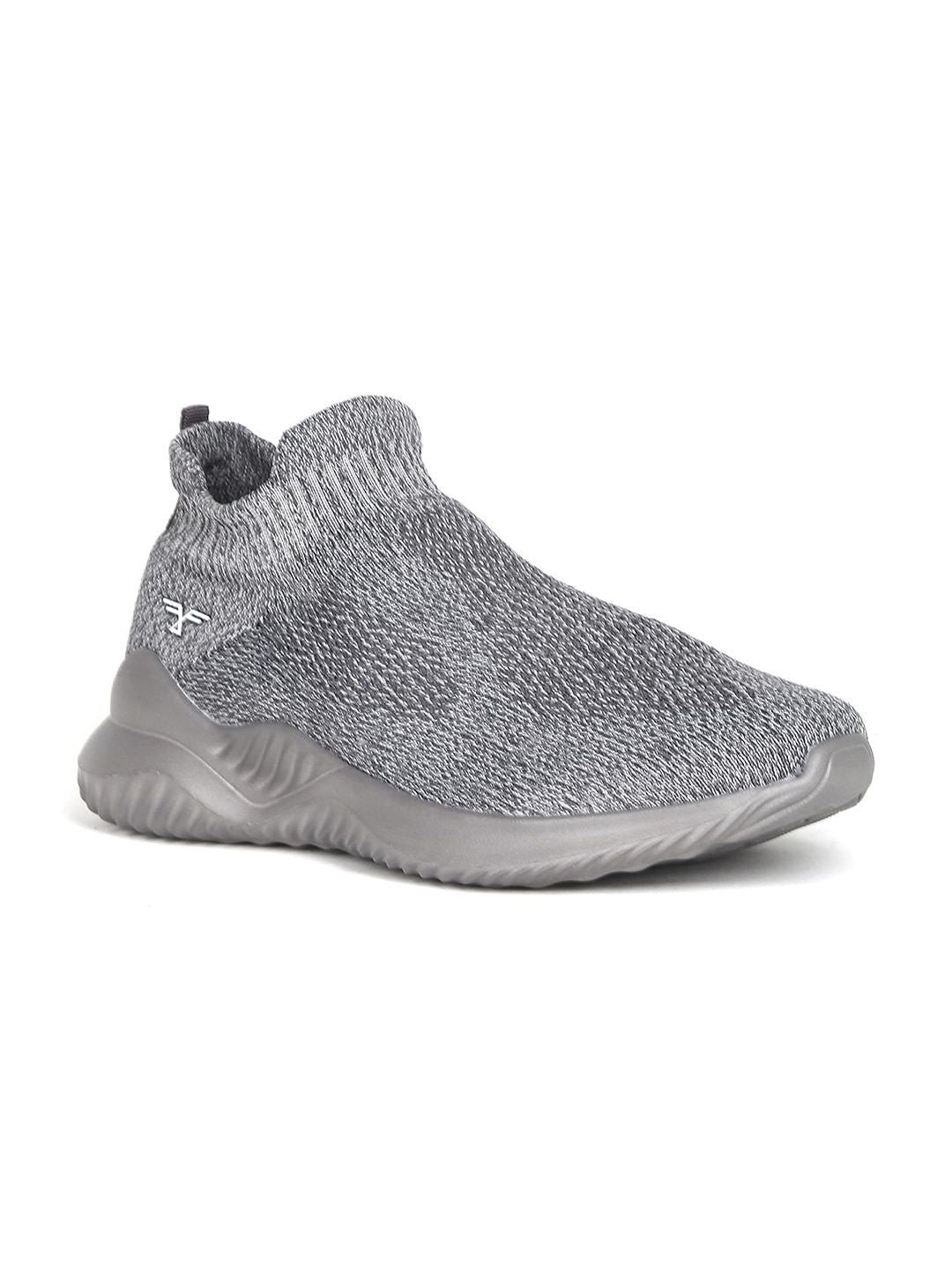  Flying Machine Men Grey Textile Walking Shoes