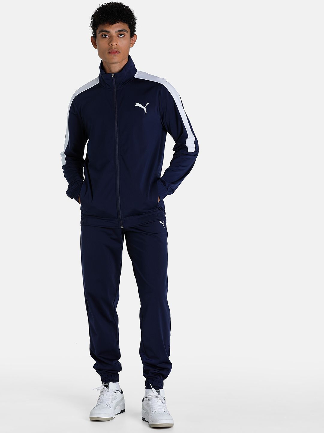 Puma Men Blue Solid Tracksuit