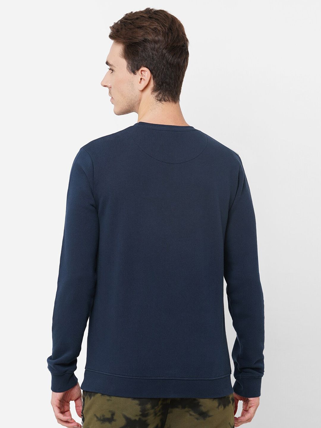  Pepe Jeans Men Navy Blue Printed Sweatshirt