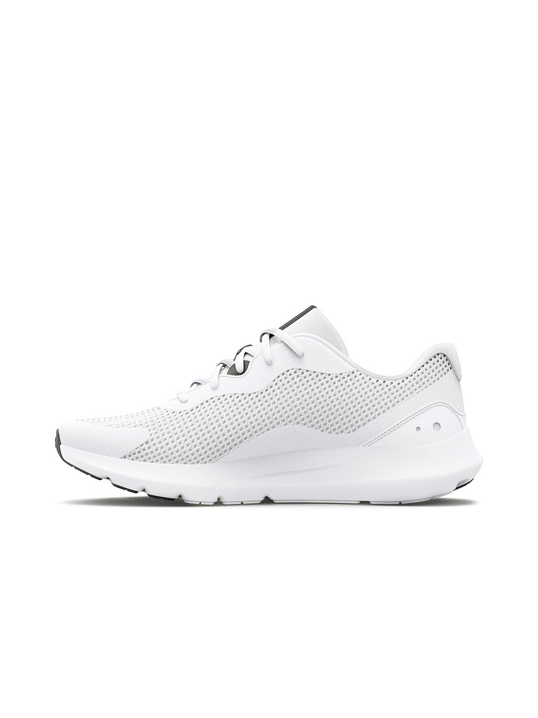  UNDER ARMOUR Men White Woven Design Surge 3 Running Shoes