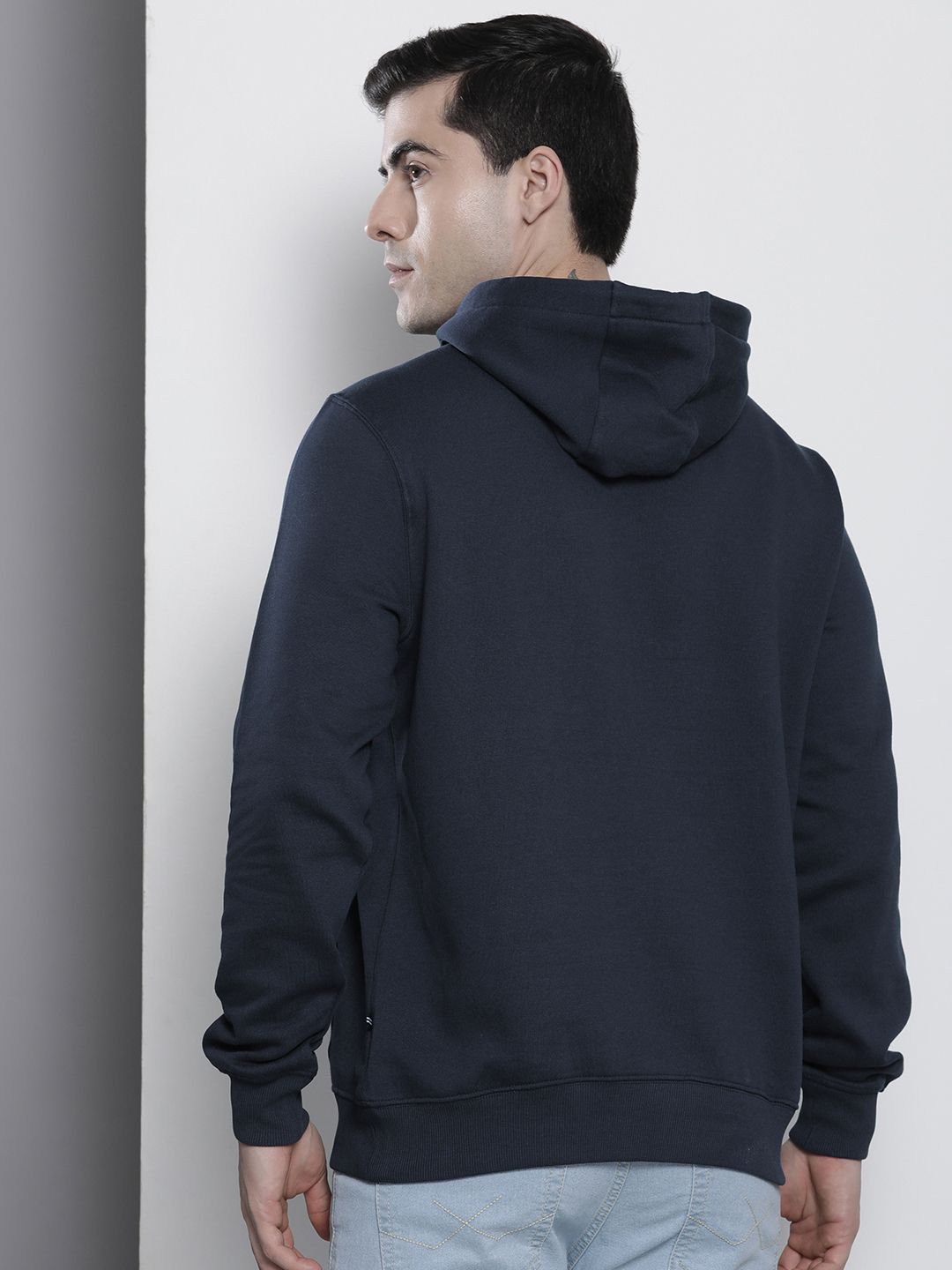  Nautica Men Brand Logo Printed Hooded Sweatshirt