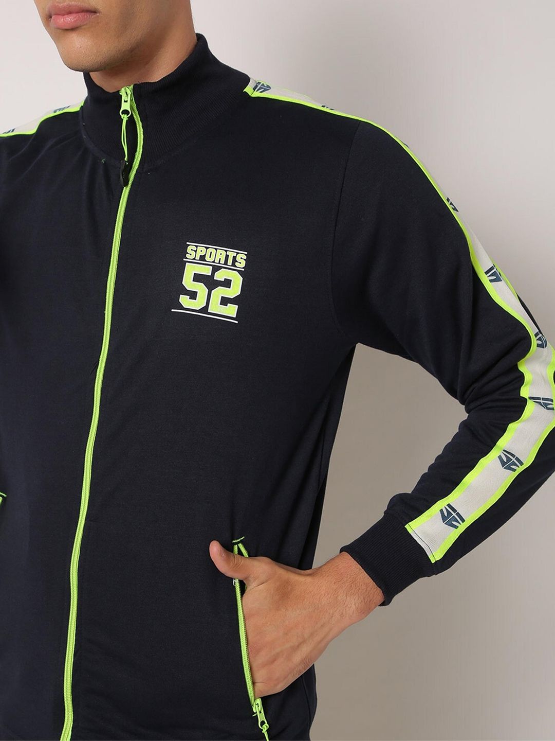  Sports52 Wear Men Solid Tracksuit