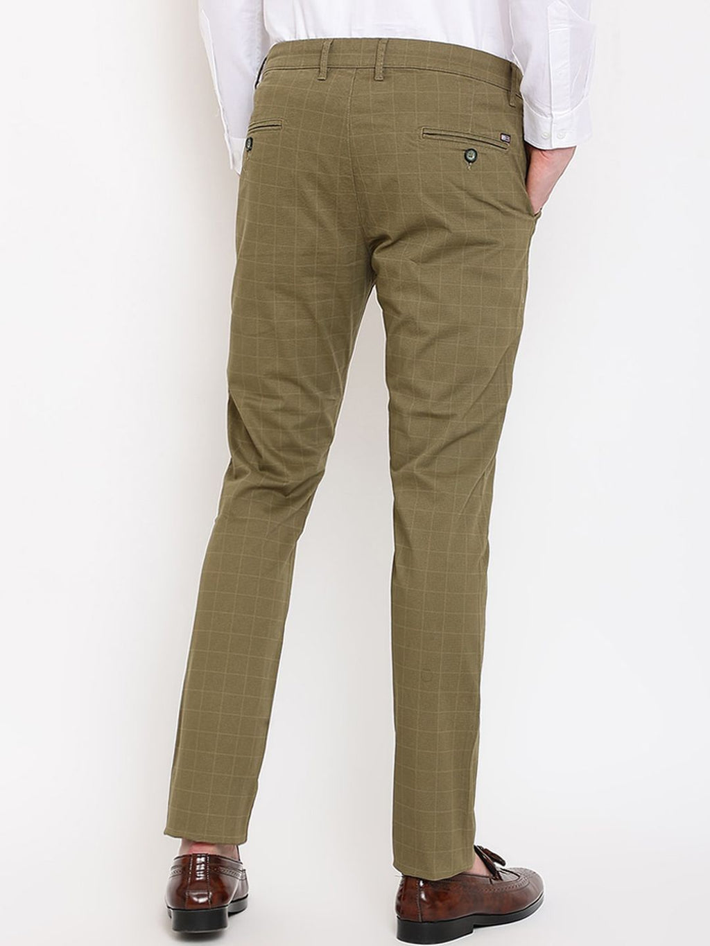  Cantabil Men Cotton Formal Trousers