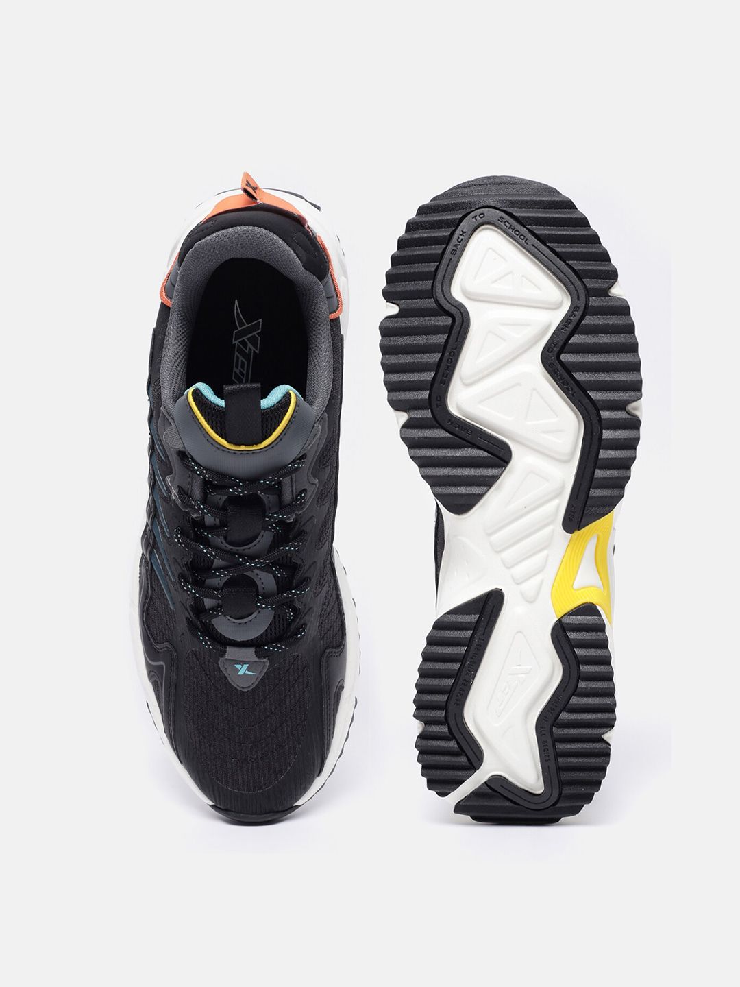  Xtep Men Super Grip EVA Textile Anti- Slip Non-Marking Running Shoes
