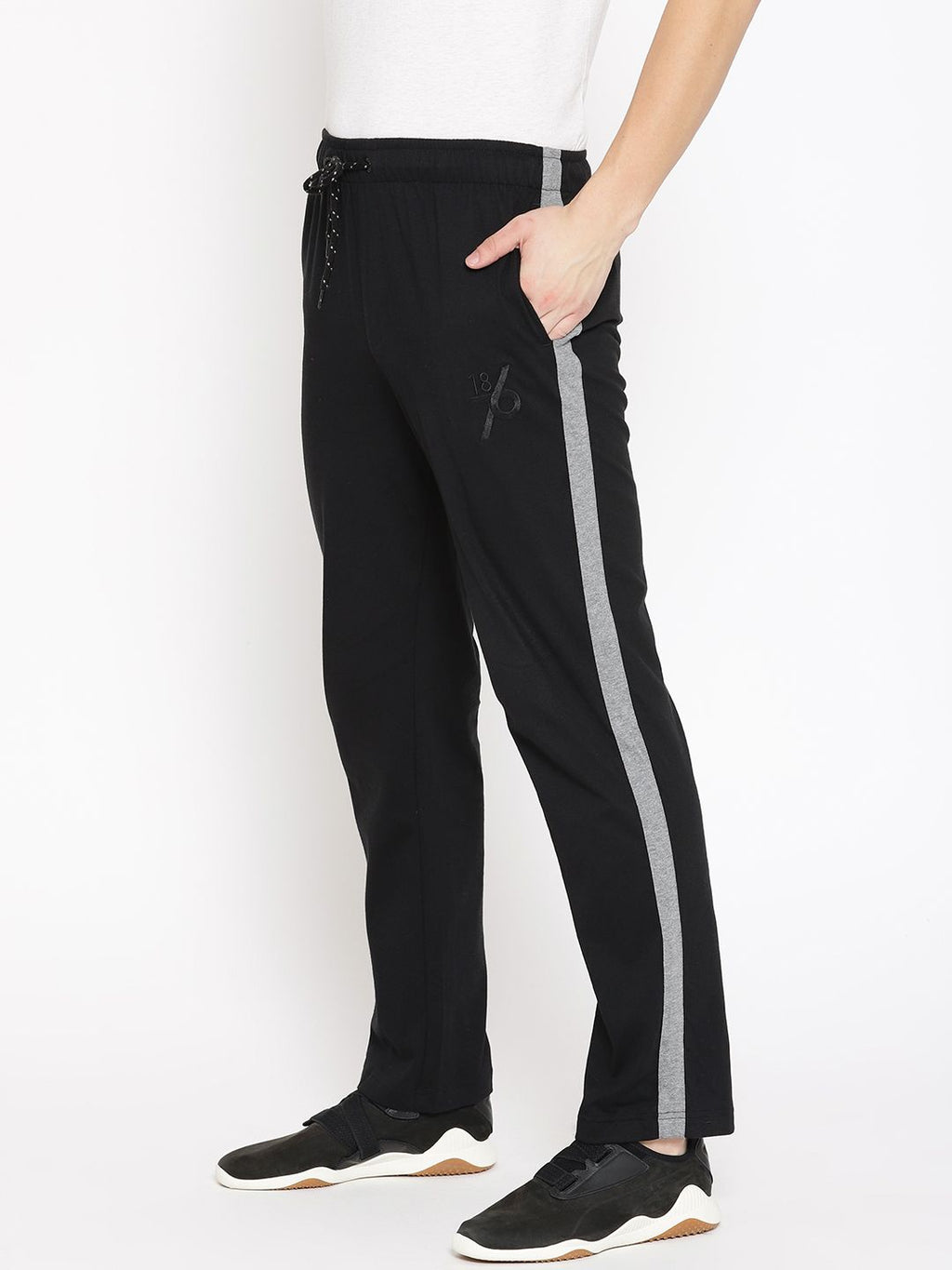  Jockey Men Black Solid Track Pants