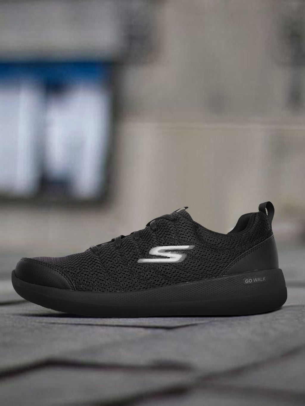  Skechers Men Black Solid Go Walk Stability Advanceme Regular Walking Shoes