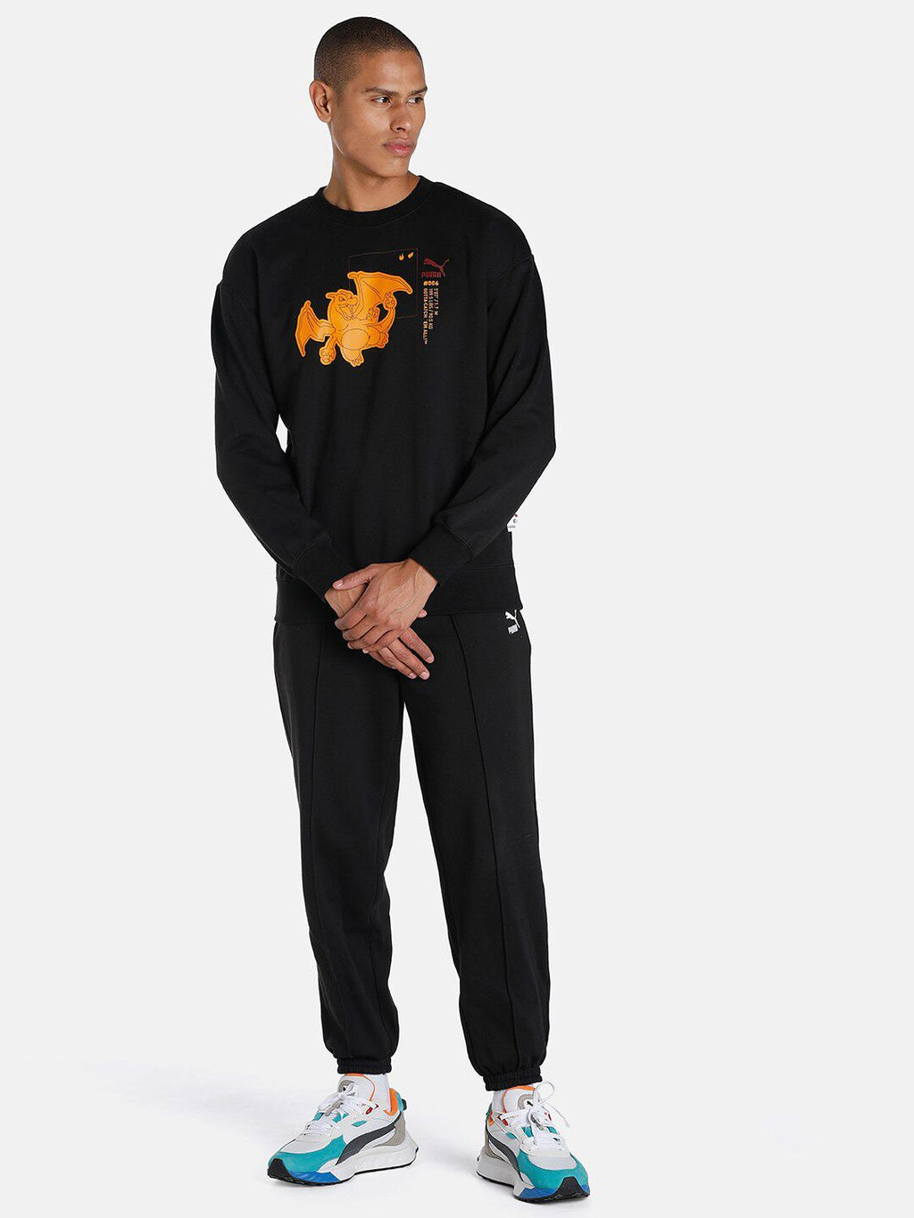  PUMA X POKEMON Relaxed Crewneck Sweatshirt Men