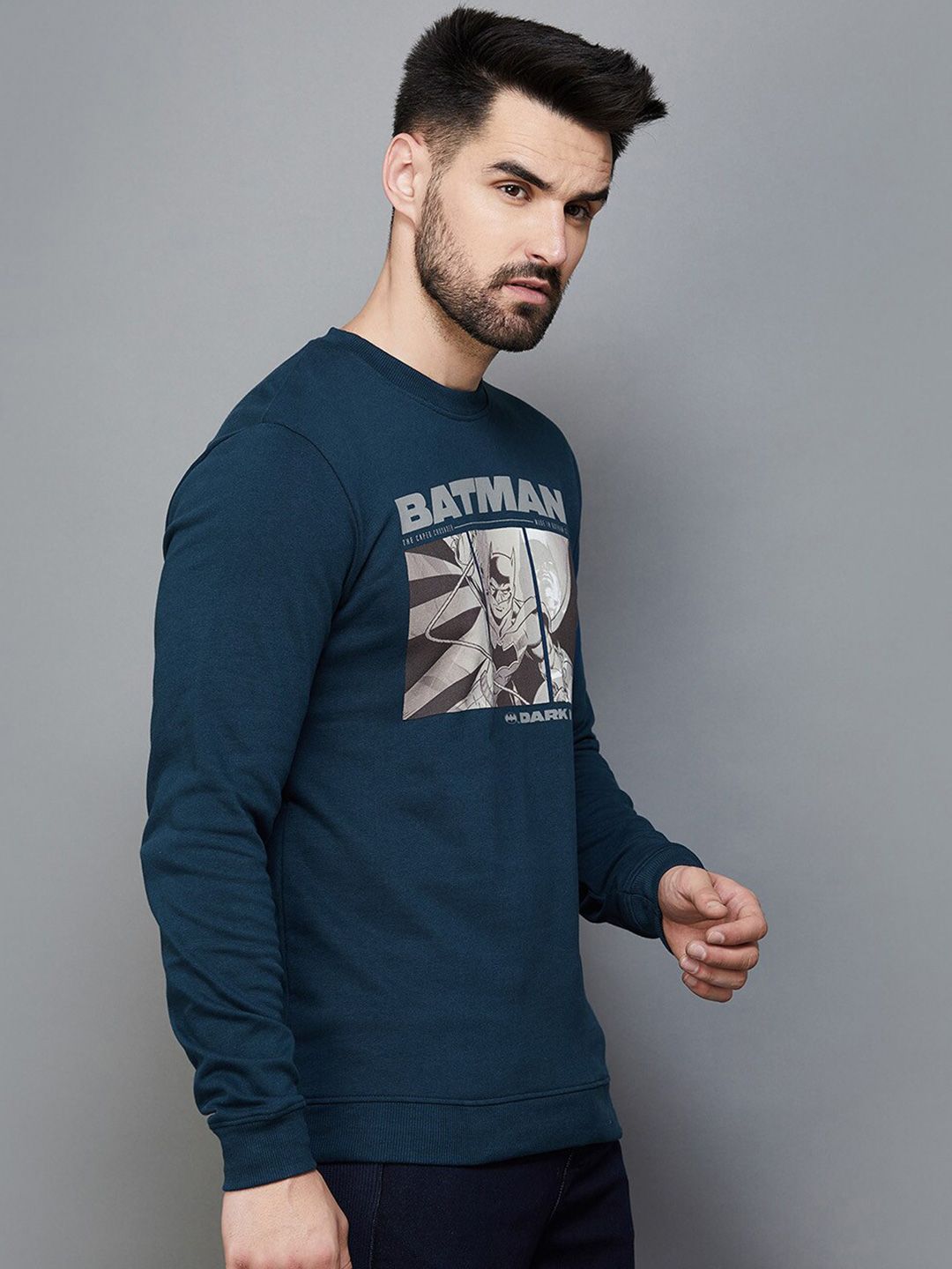  Fame Forever By Lifestyle Graphic Printed Cotton Sweatshirt