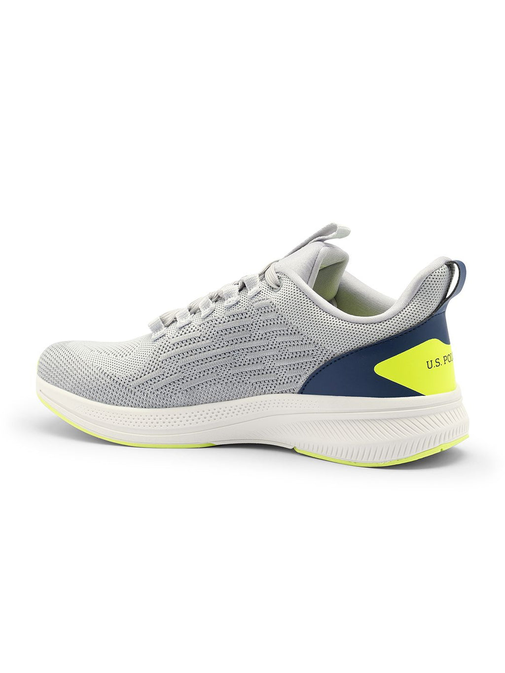  U.S. Polo Assn. Men Grey Textile Walking Shoes