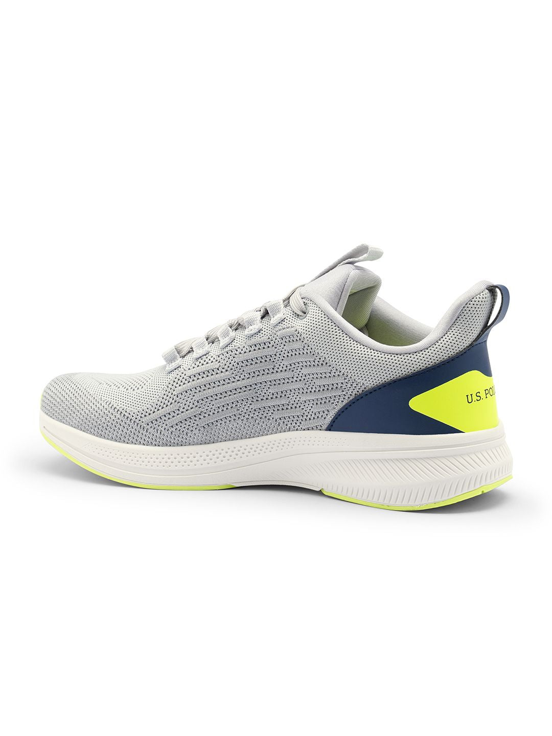  U.S. Polo Assn. Men Grey Textile Walking Shoes