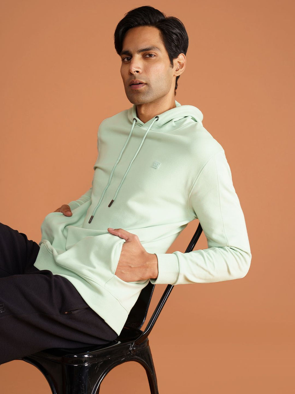  DAMENSCH Cotton Regular Fit Hooded Sweatshirt
