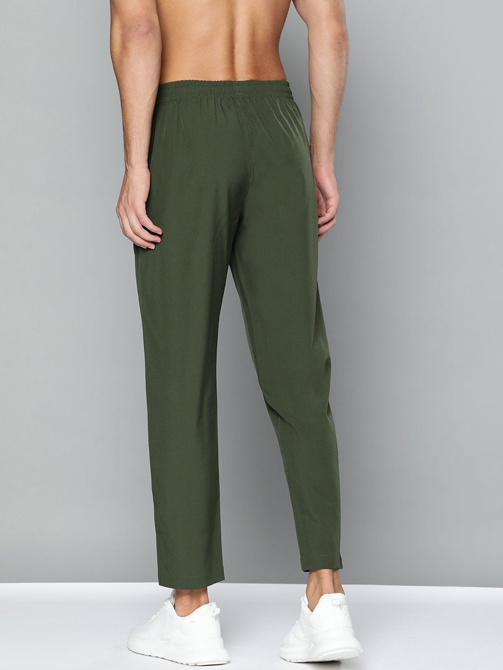  HRX By Hrithik Roshan Training Men Kombu Green Rapid-Dry Track Pants
