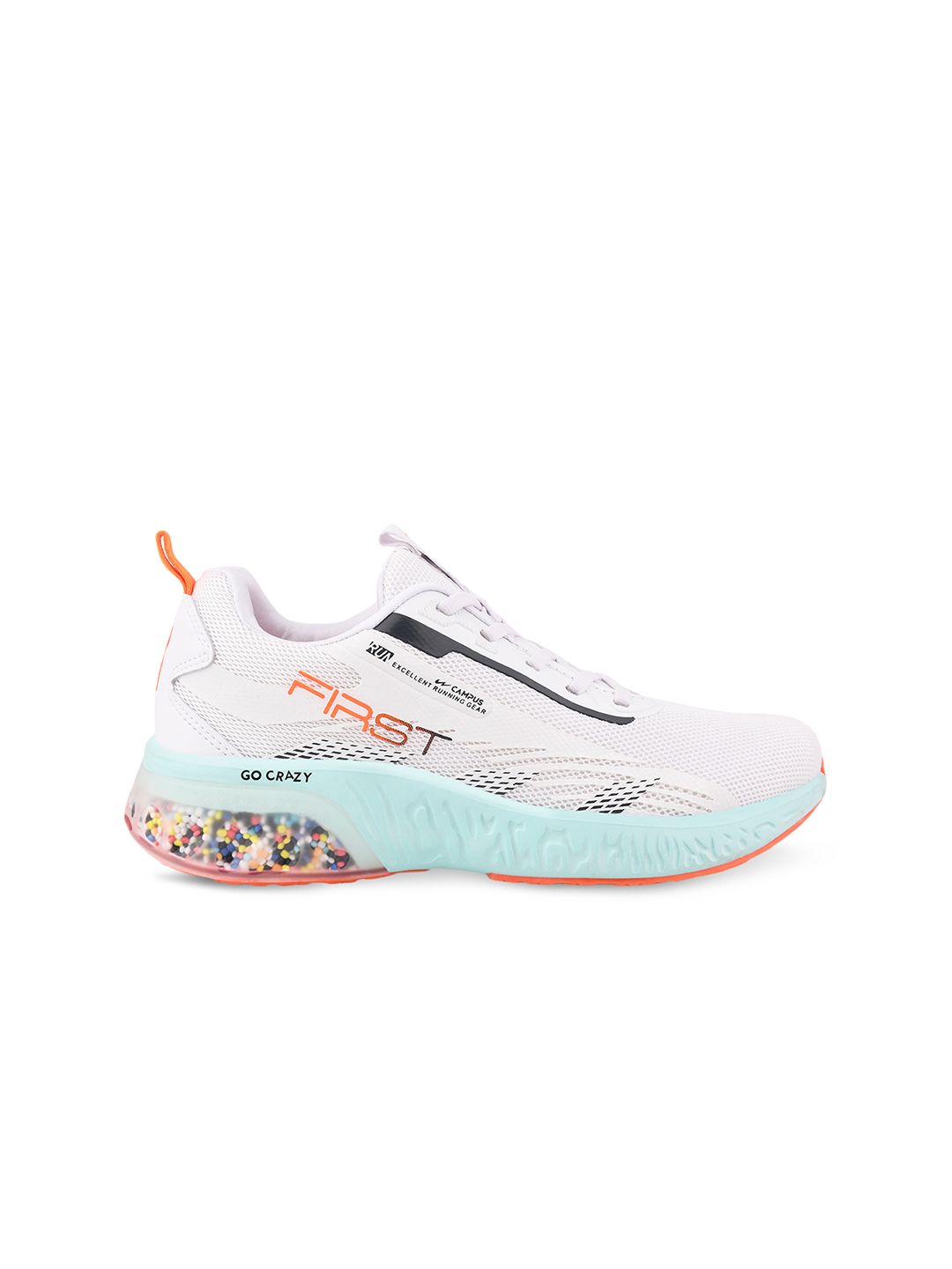  Campus Men White Mesh Running Shoes