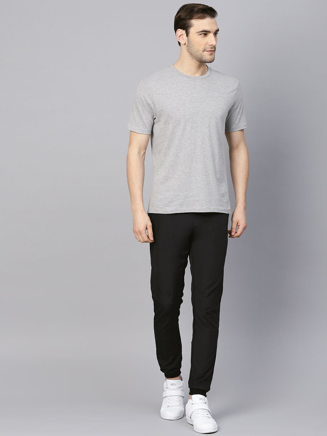  HRX By Hrithik Roshan Men Black Solid Joggers