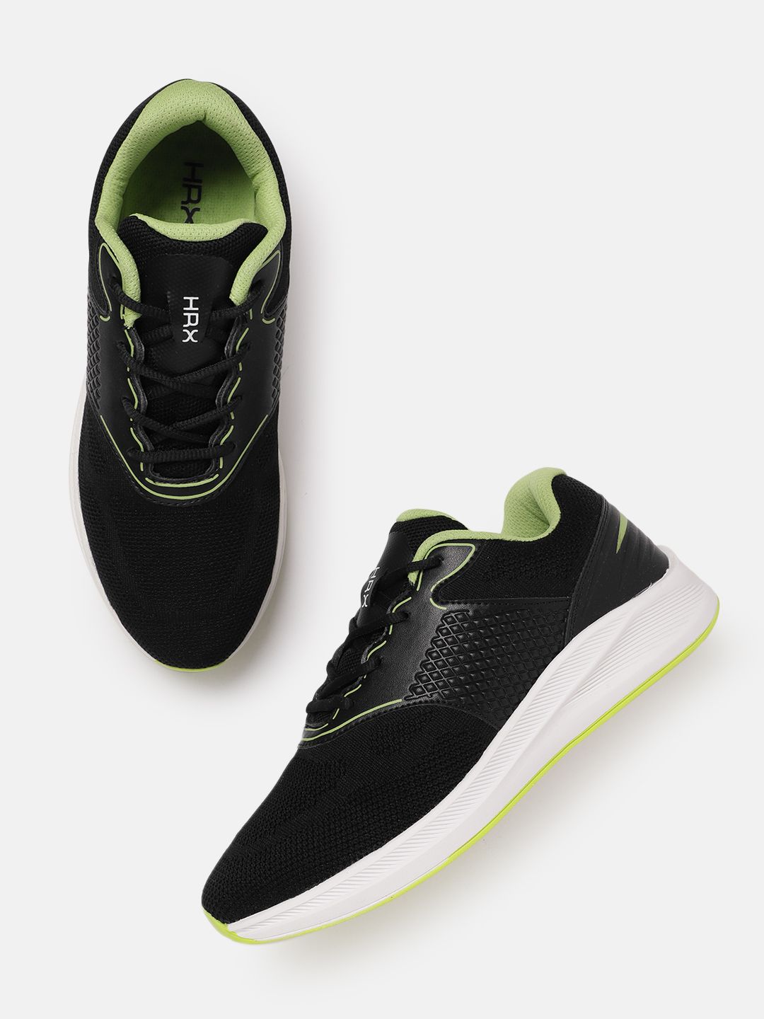  HRX By Hrithik Roshan Men Woven Design Running Shoes