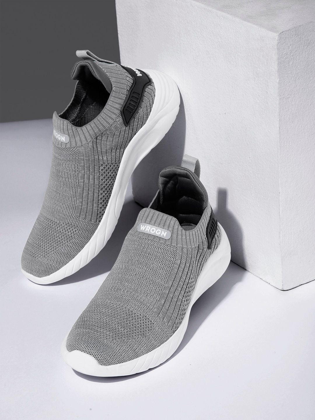  WROGN Men Woven Design Running Shoes