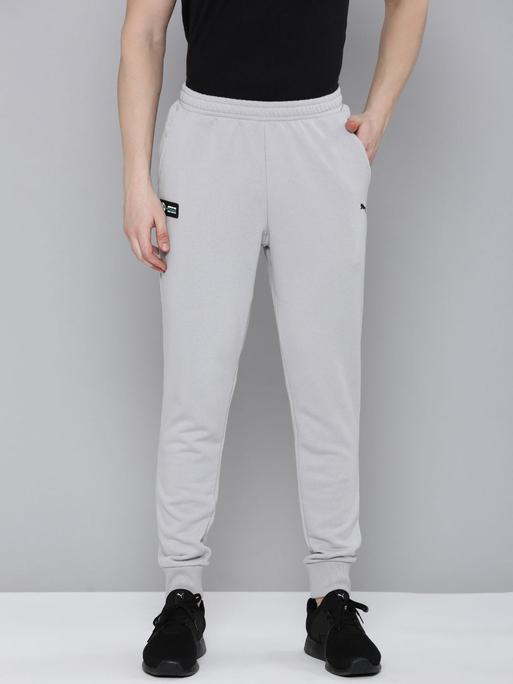  PUMA Motorsport Mercedes AMG Petronas F1 Essential Regular Fit Cotton Solid Joggers