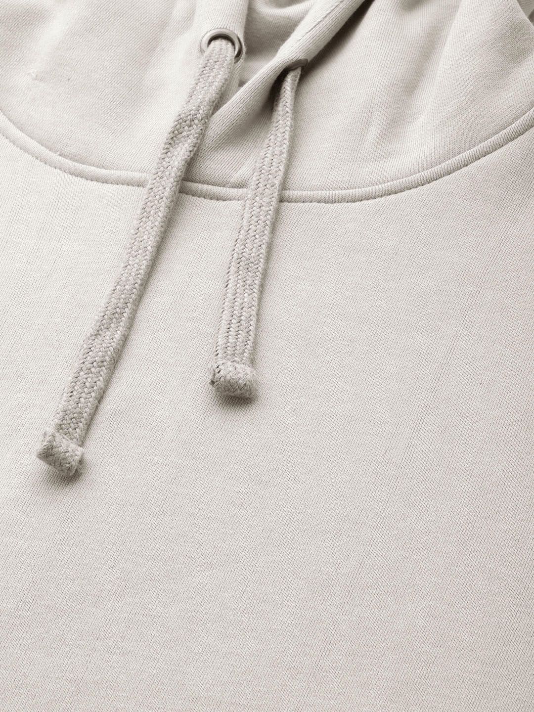  Roadster Men Solid Hooded Sweatshirt