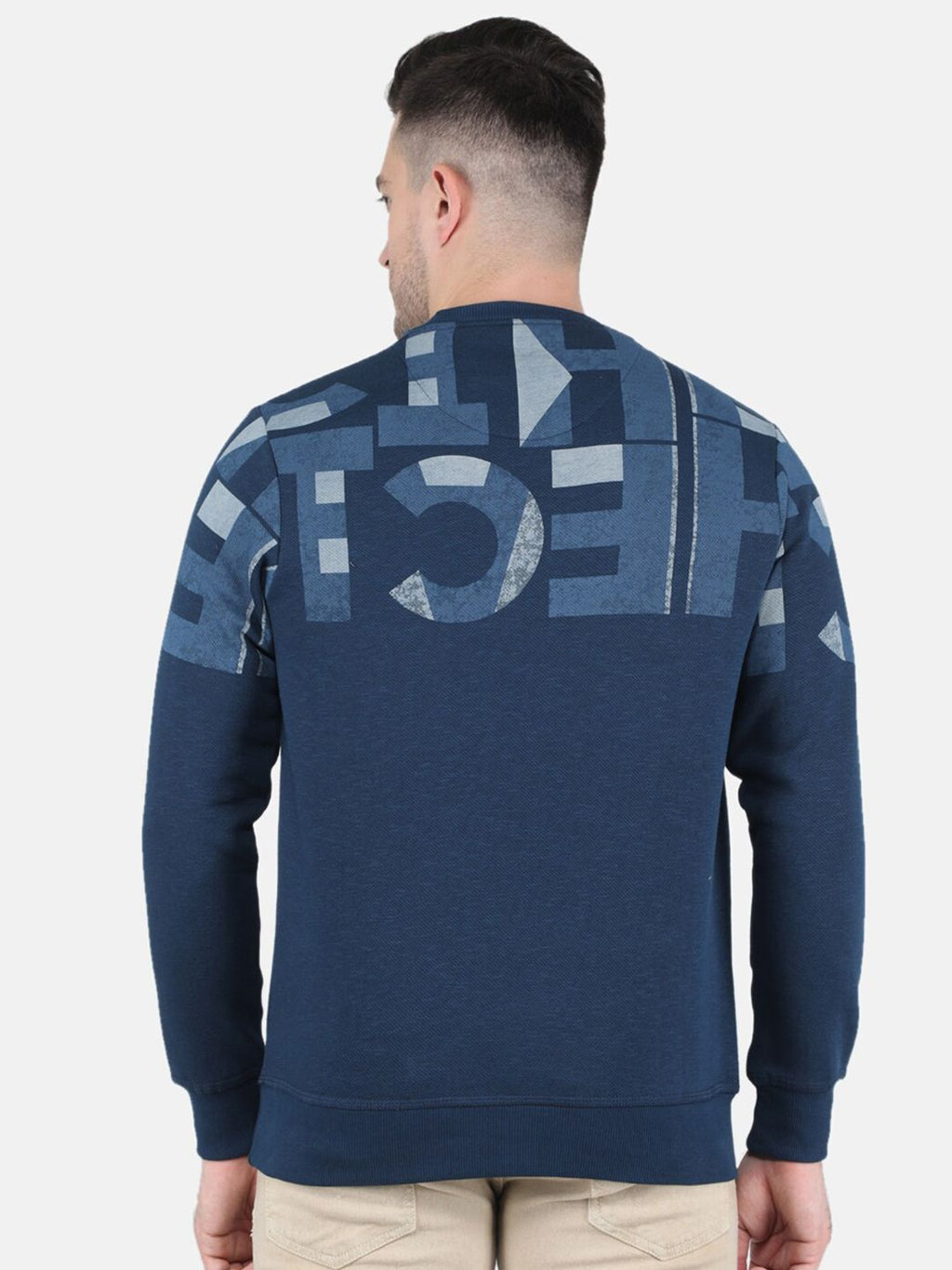  Monte Carlo Men Printed Cotton Sweatshirt