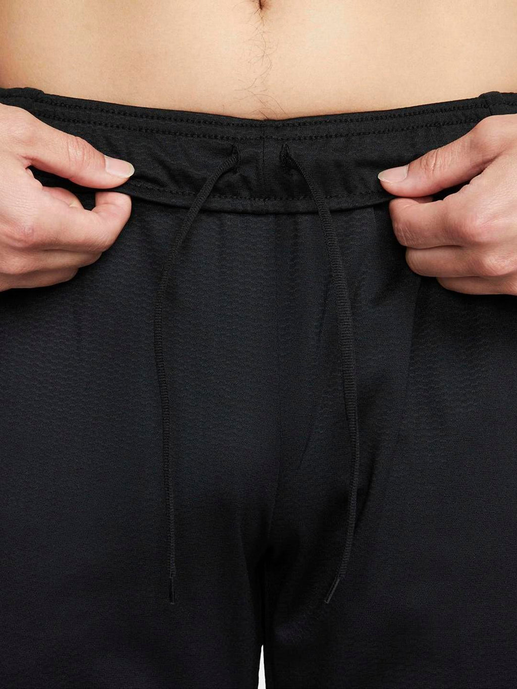  Nike Men Black Brand Logo PrintedStandard Fit Mid Rise AS M NK DF EPIC KNIT Track Pants